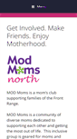 Mobile Screenshot of modmomsnorth.org